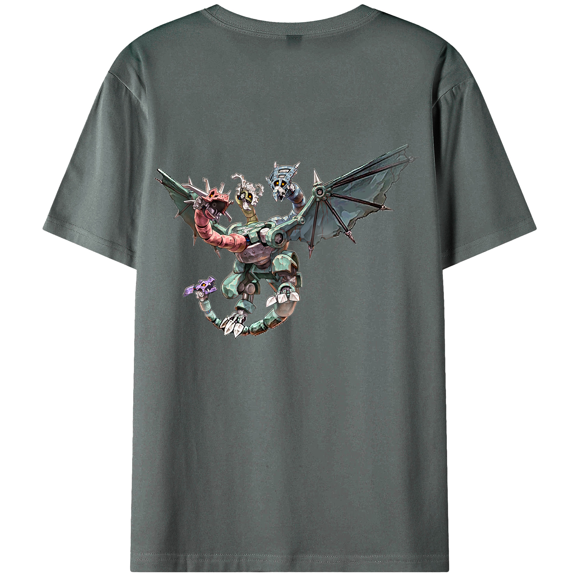 （画像用） 遊☆戯☆王 Yu-Gi-Oh! 綿100％ メンズ半袖Tシャツ（バックプリント） 通気性